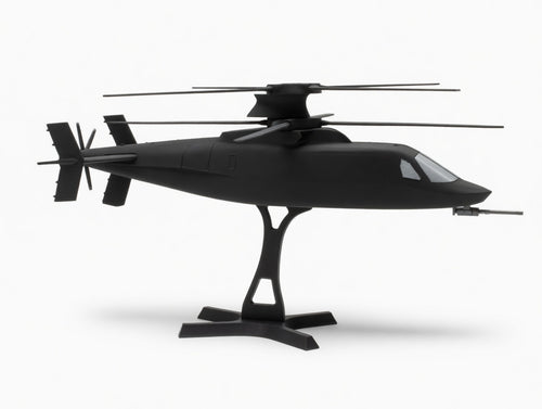 1/32 Scale Raider X Helicopter – Hand Airbrushed 3D Printed Model